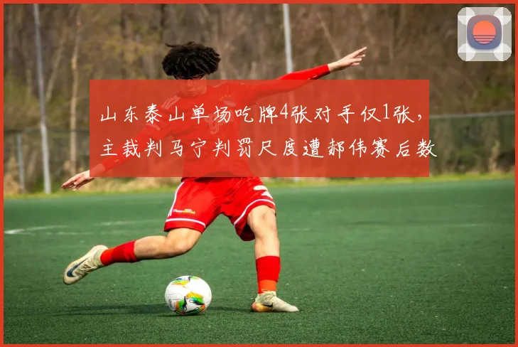 山东泰山单场吃牌4张对手仅1张,主裁判马宁判罚尺度遭郝伟赛后数据对比炮轰